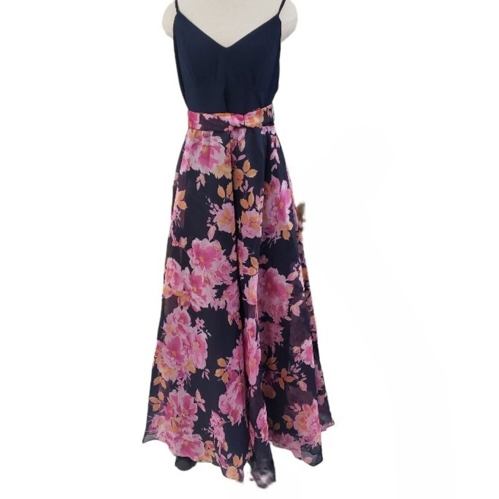 CT1558 Eliza J Floral Summer Gown Size 14 - Picture 2 of 14